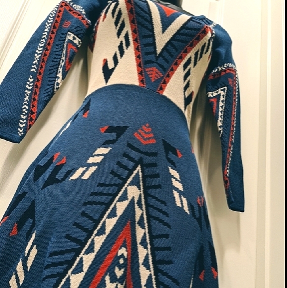 Rare Fit Flare Sweater Dress